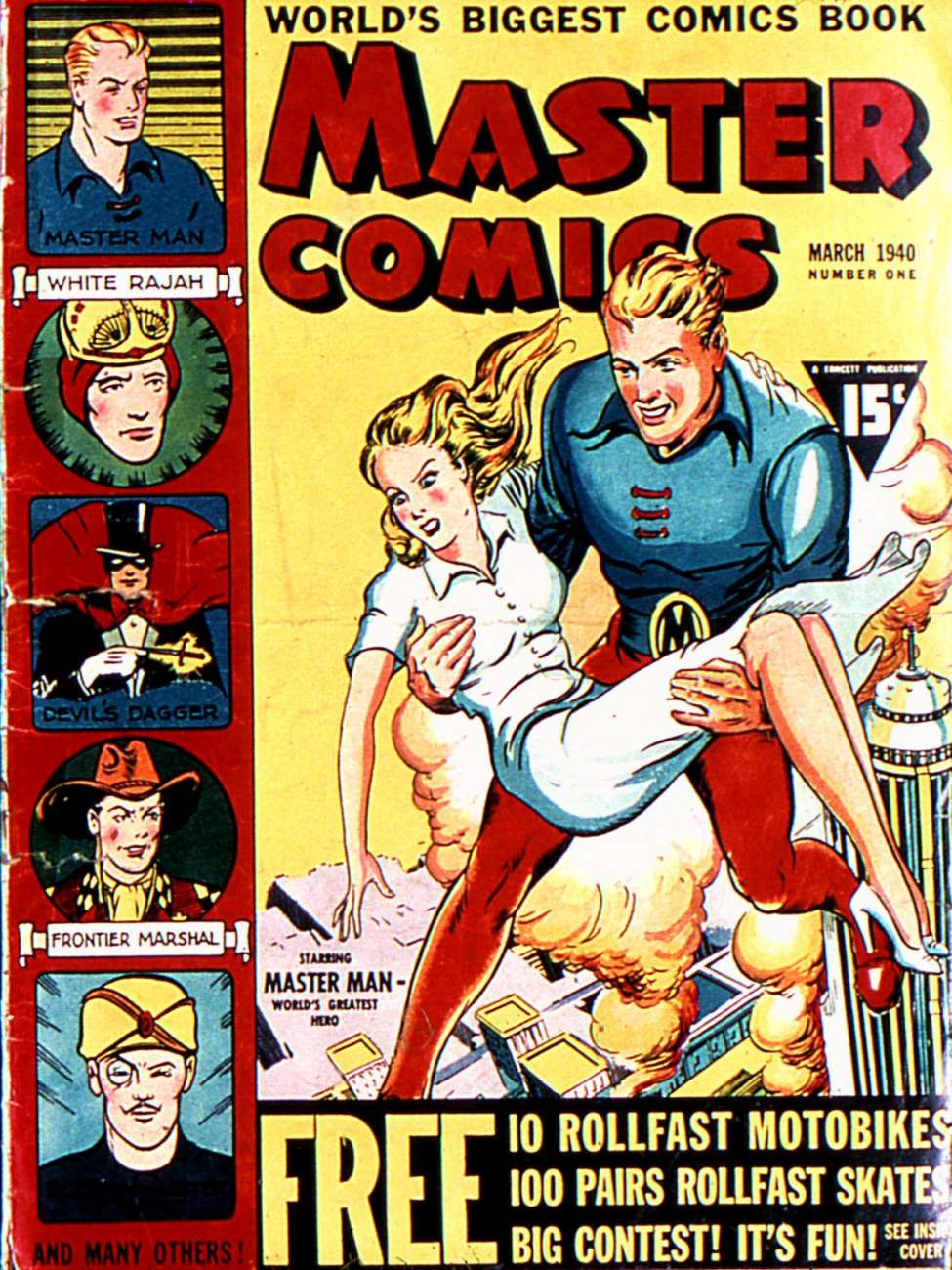 Comic Book Cover For Master Comics 1 (fiche)