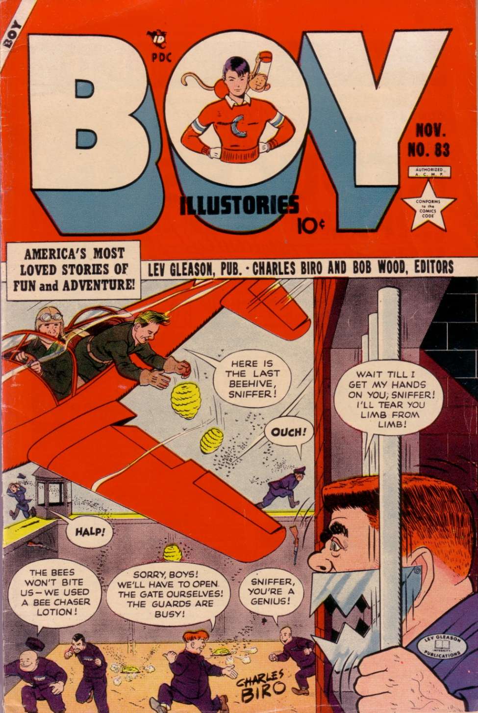 Comic Book Cover For Boy Comics 83