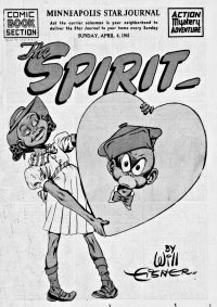 Large Thumbnail For The Spirit (1941-04-06) - Minneapolis Star Journal (b/w)