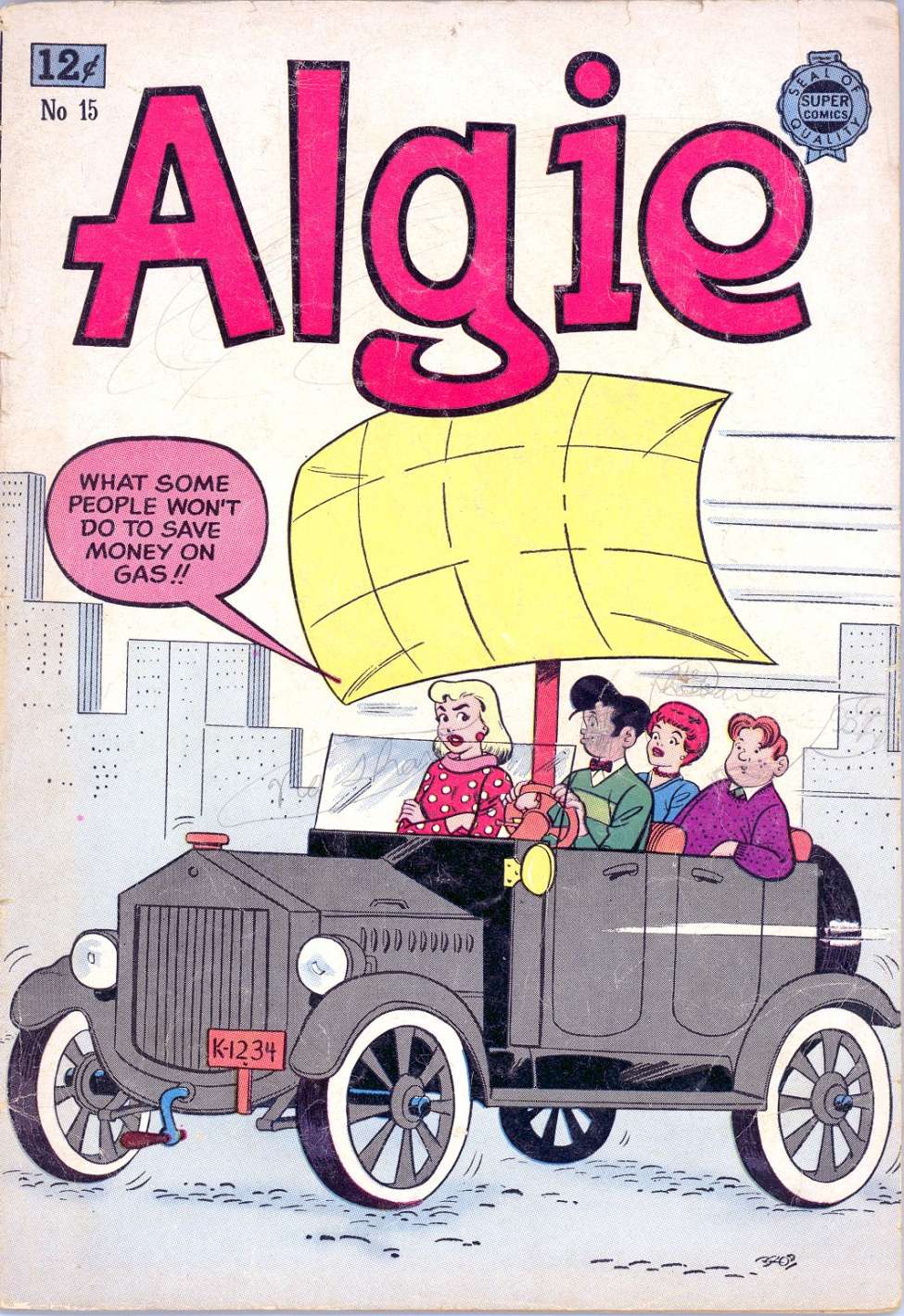 Comic Book Cover For Algie 15