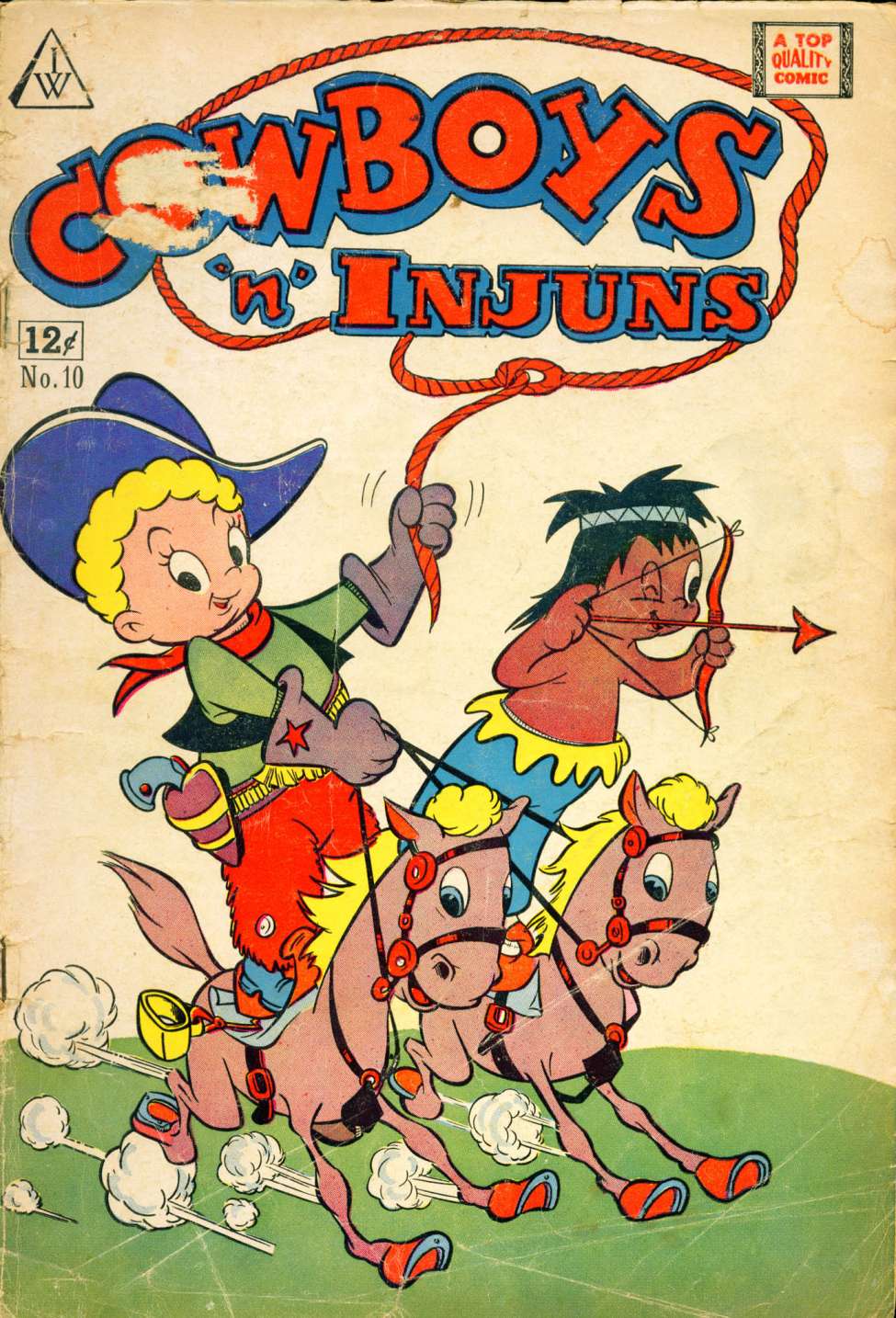 Comic Book Cover For Cowboys 'N' Injuns 10