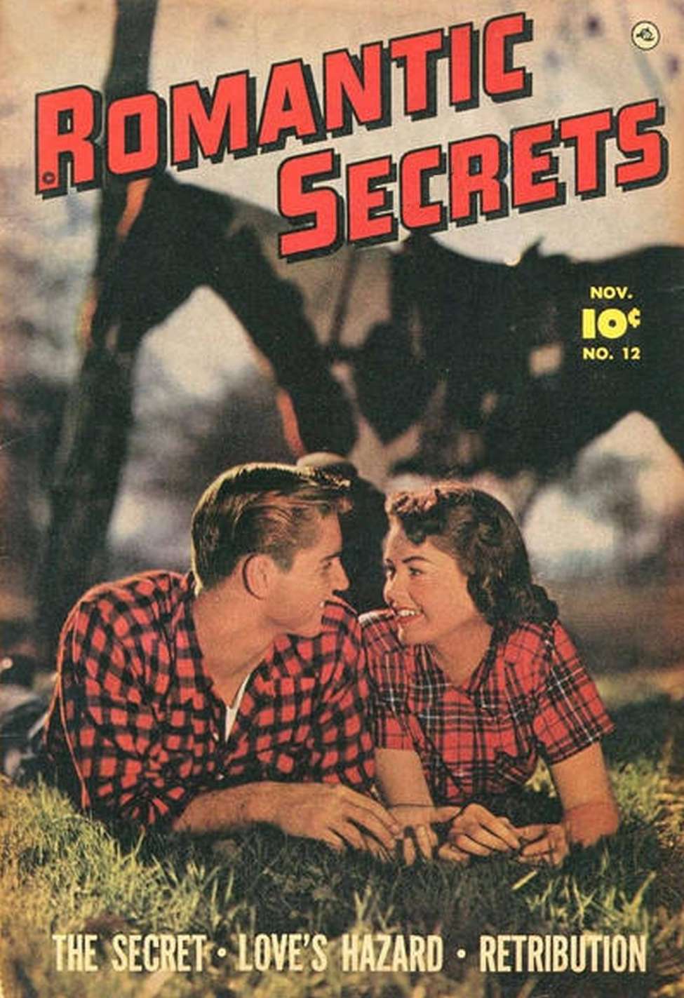 Comic Book Cover For Romantic Secrets 12