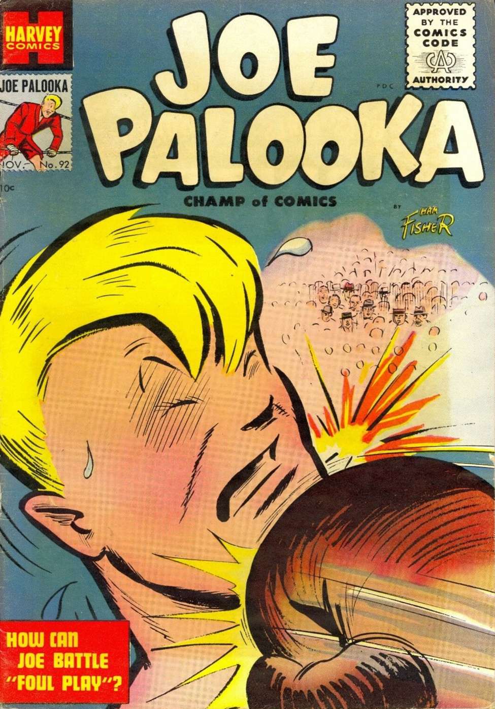 Comic Book Cover For Joe Palooka Comics 92