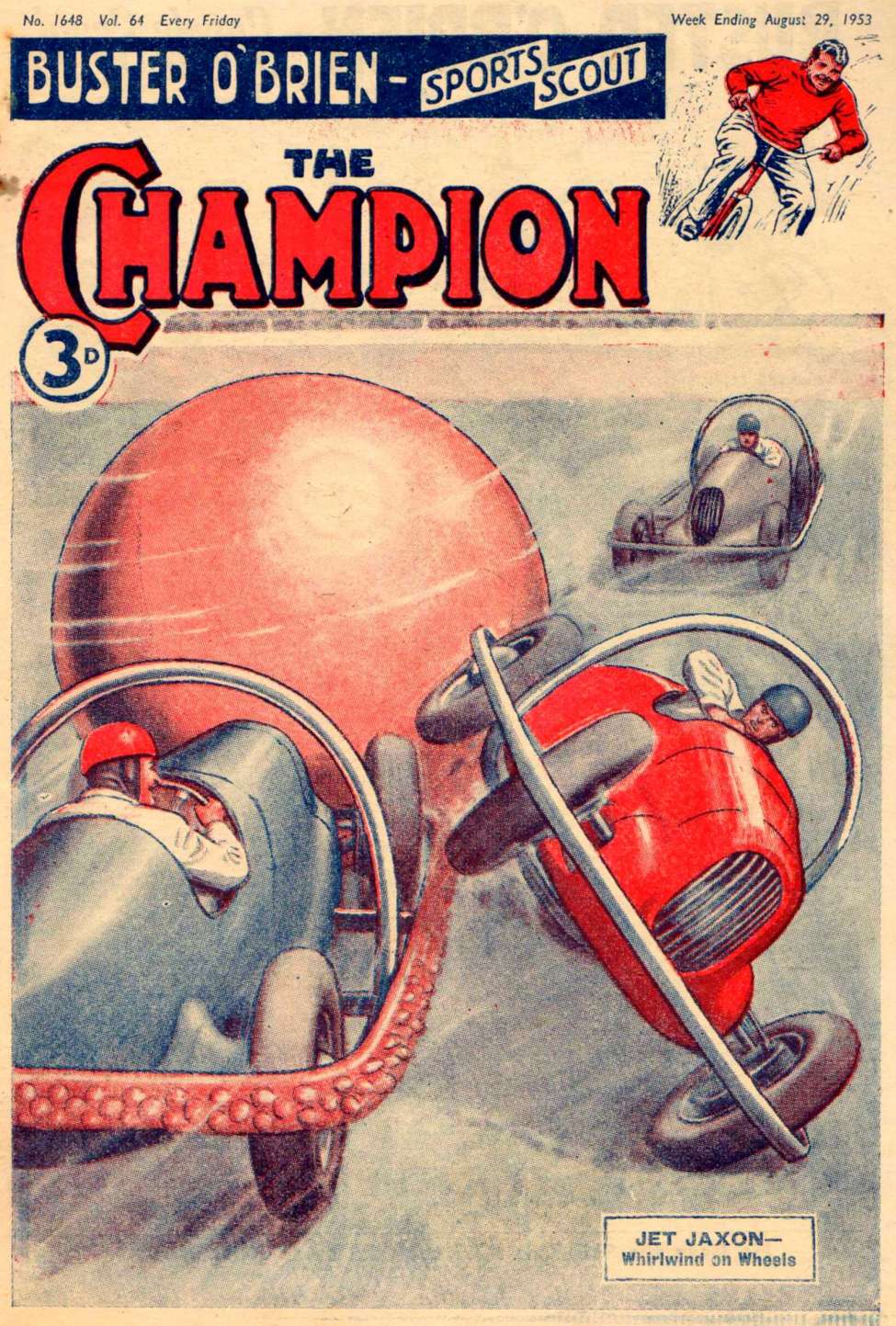 Comic Book Cover For The Champion 1648