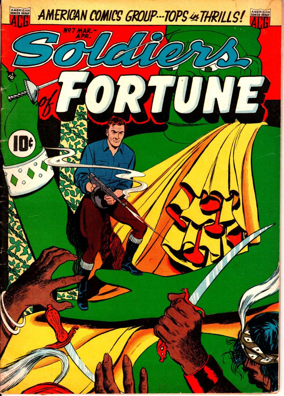 Comic Book Cover For Soldiers of Fortune 7
