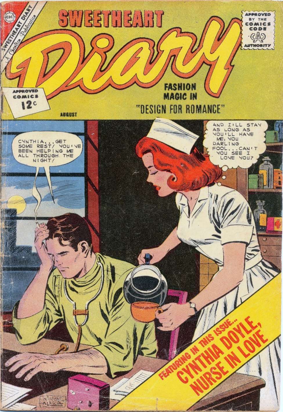 Comic Book Cover For Sweetheart Diary 65
