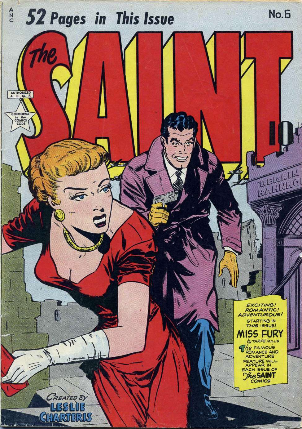 Comic Book Cover For The Saint 6