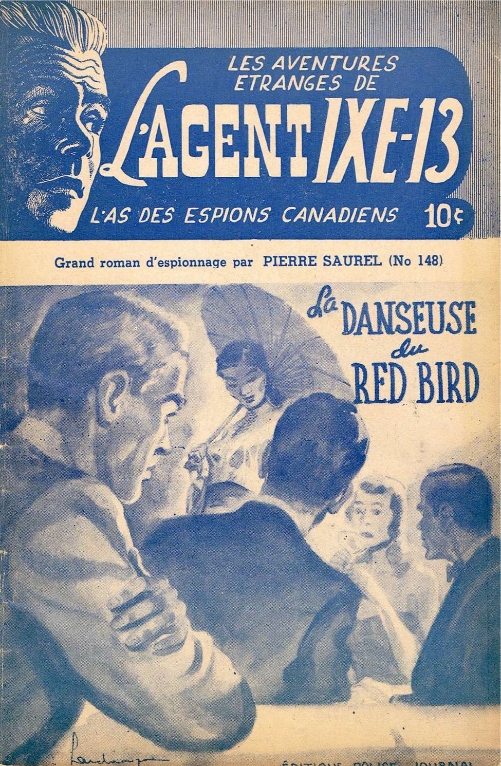 Comic Book Cover For L'Agent IXE-13 v2 148 - La danseuse du Red Bird
