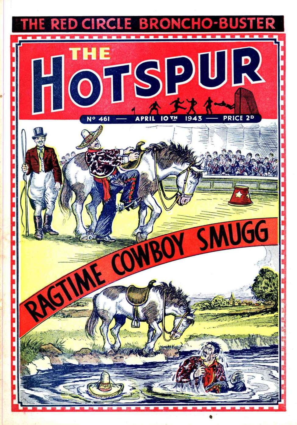 Comic Book Cover For The Hotspur 461