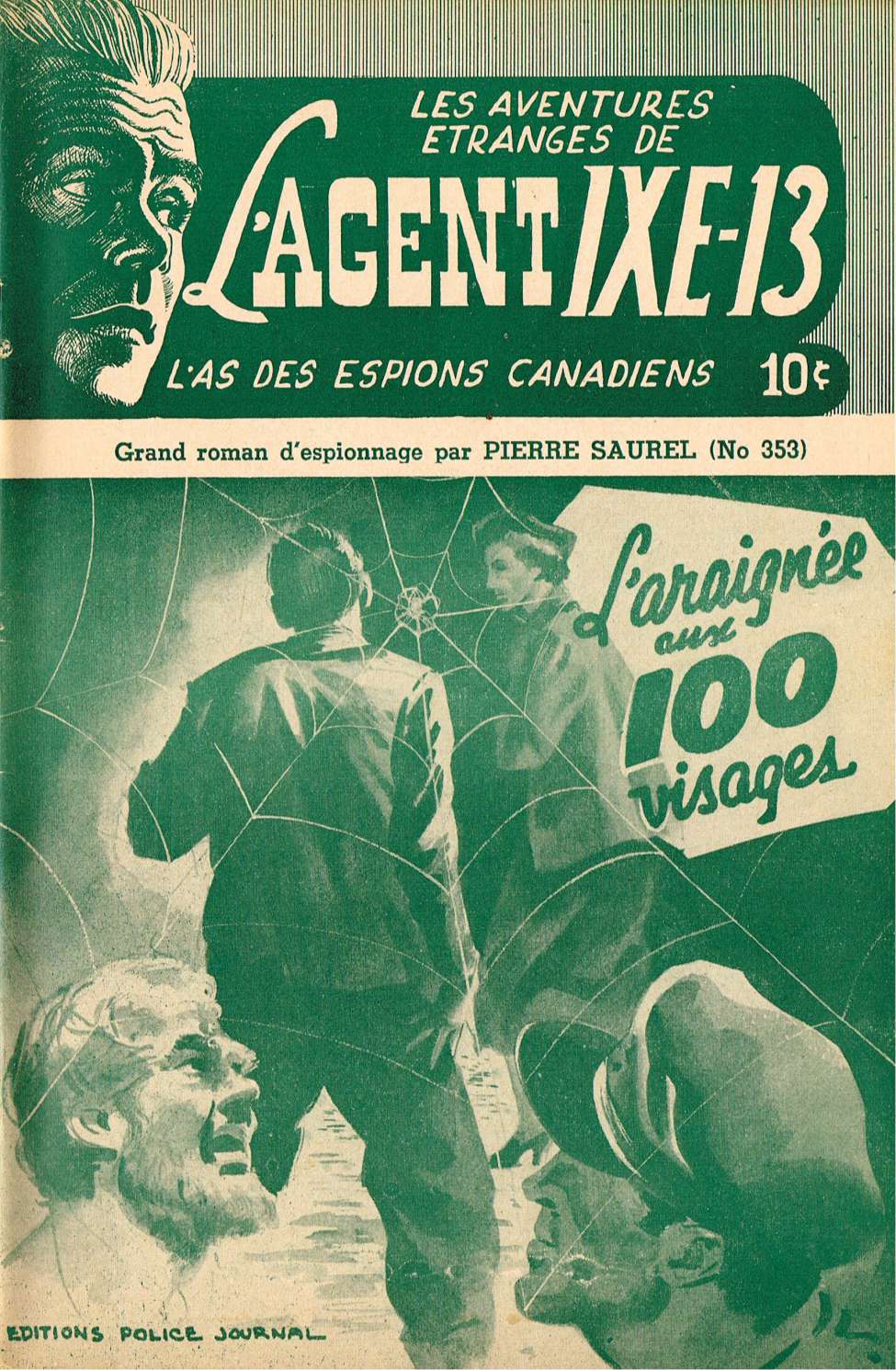 Book Cover For L'Agent IXE-13 v2 353 - L'araignée aux cent visages
