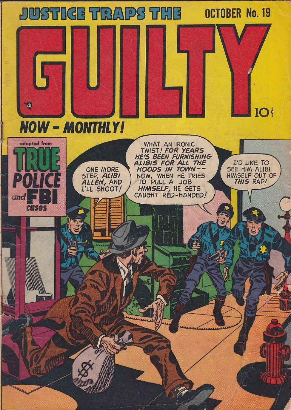 Comic Book Cover For Justice Traps the Guilty 19
