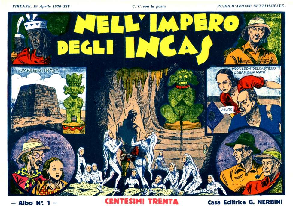 Book Cover For Nell'Impero degli Incas 1 - Un S.O.S. Misterioso