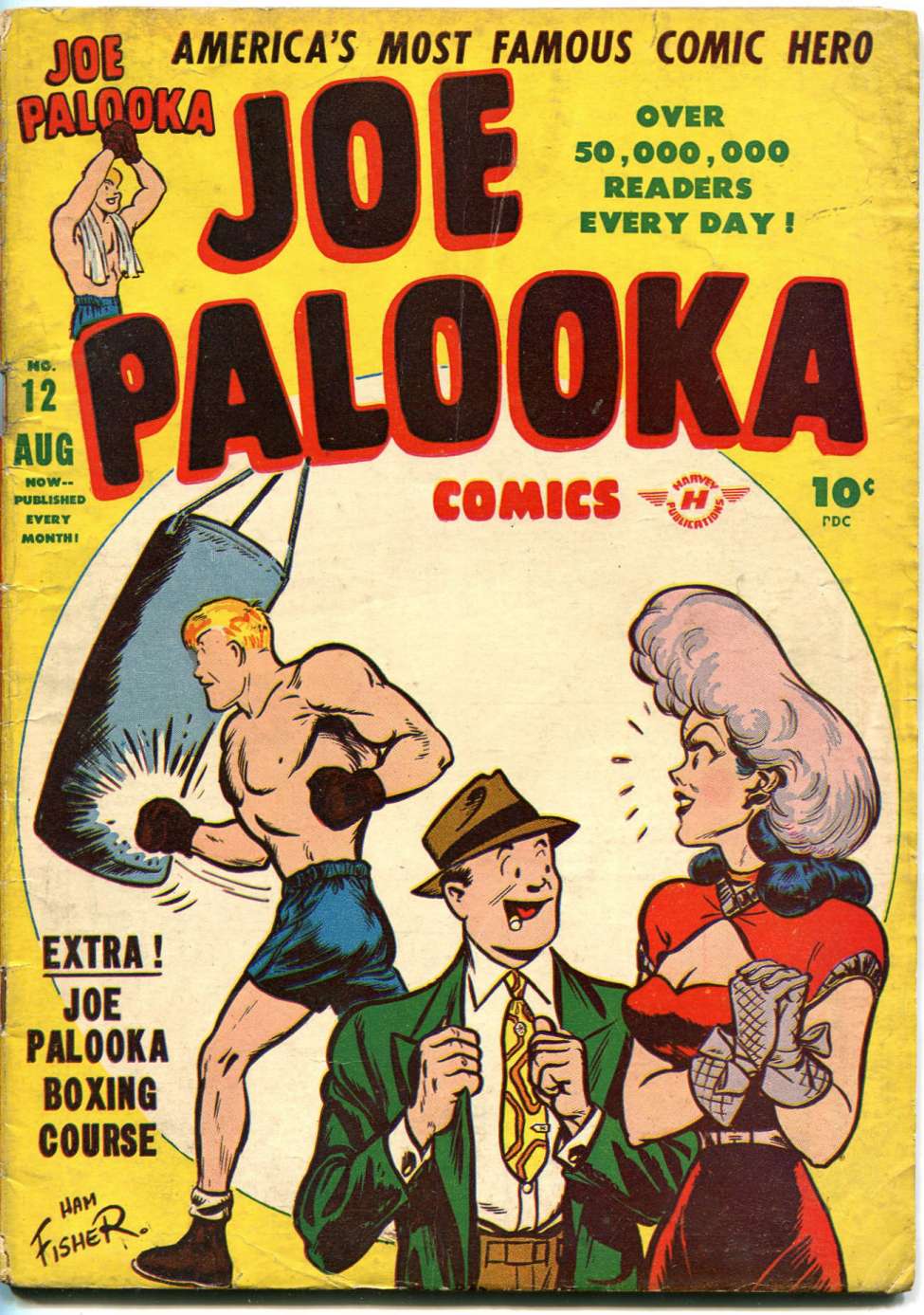 Comic Book Cover For Joe Palooka Comics 12