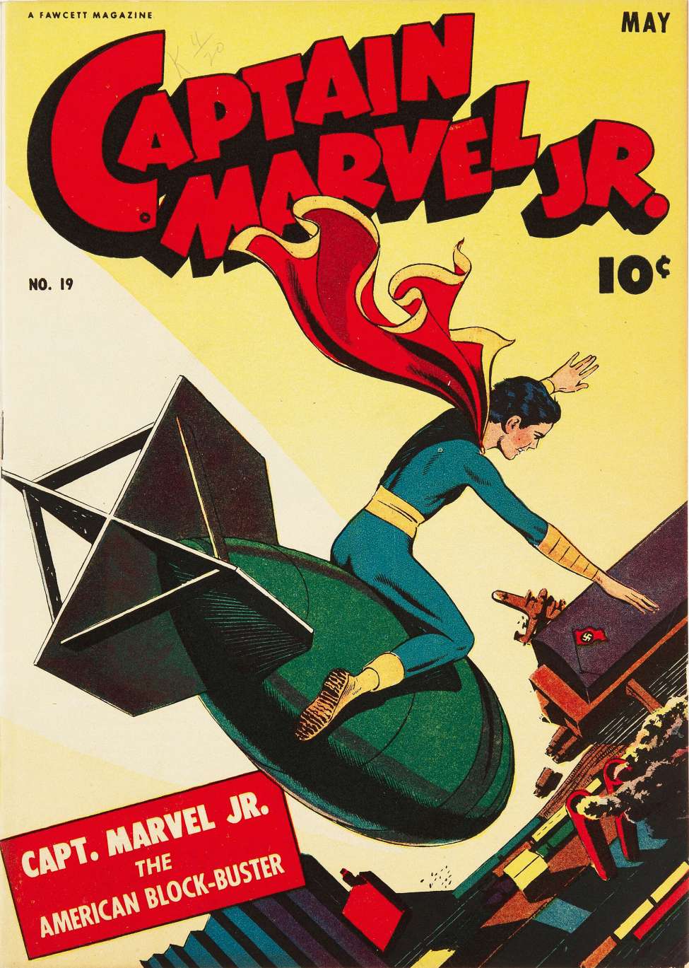 Comic Book Cover For Captain Marvel Jr. 19 - Version 2