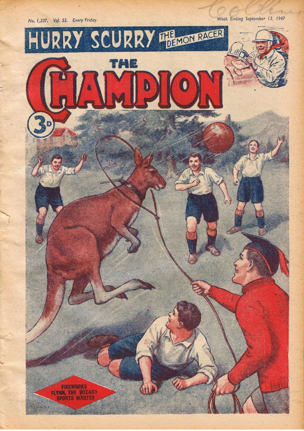 Comic Book Cover For The Champion 1337