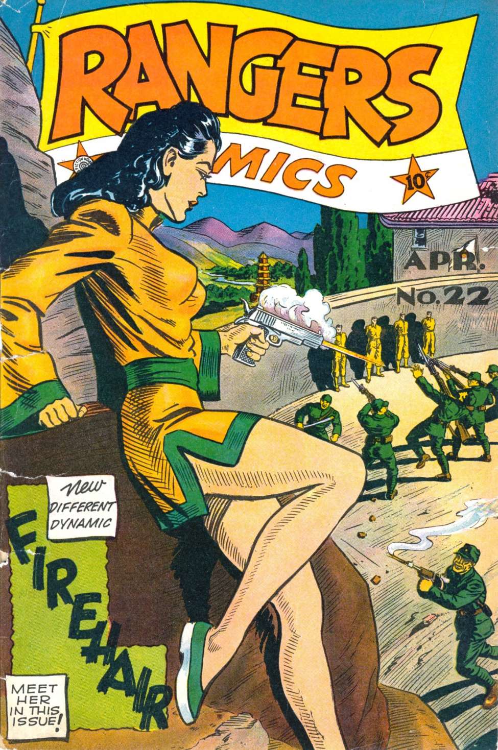 Comic Book Cover For Rangers Comics 22