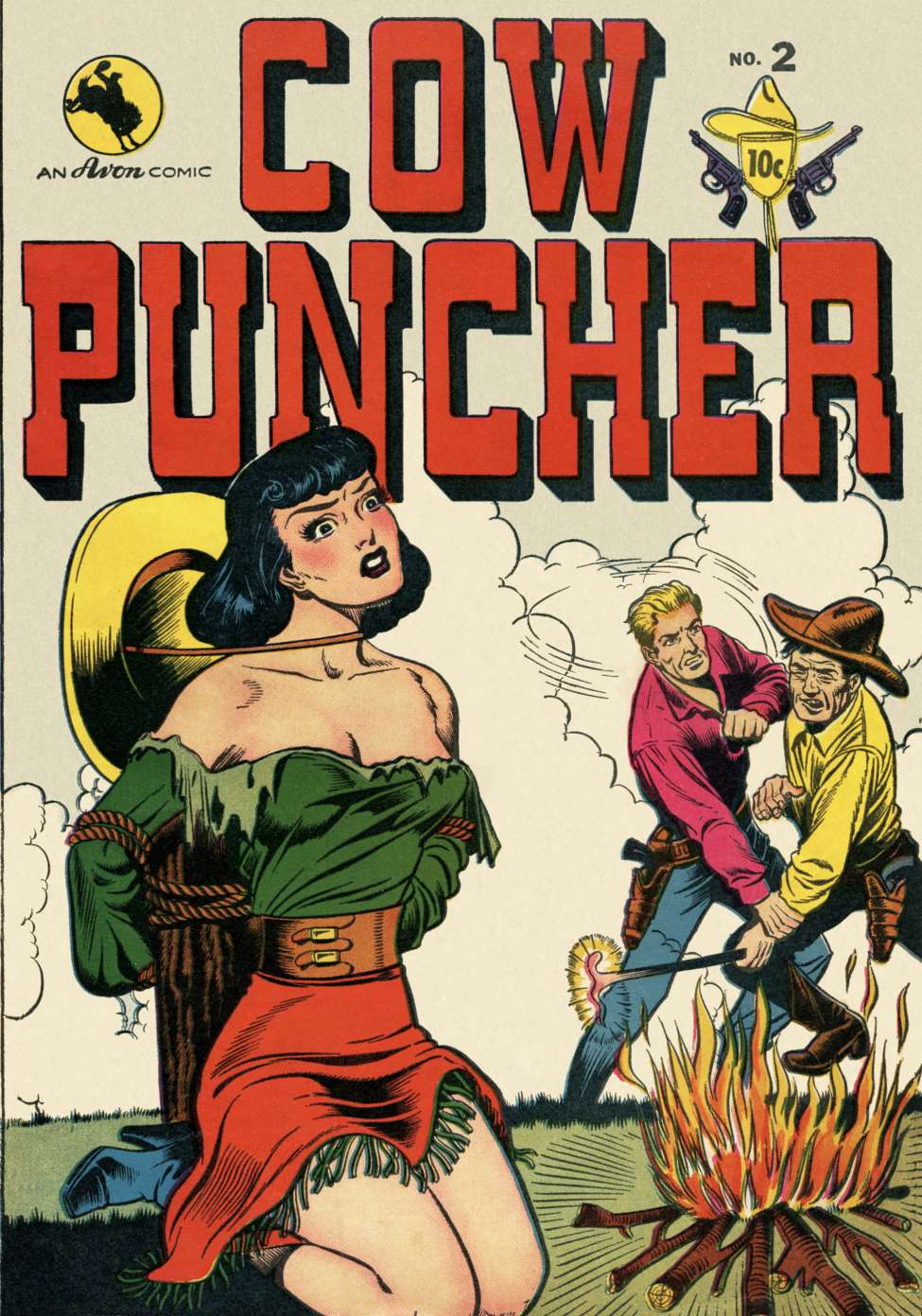Comic Book Cover For Cow Puncher Comics 2