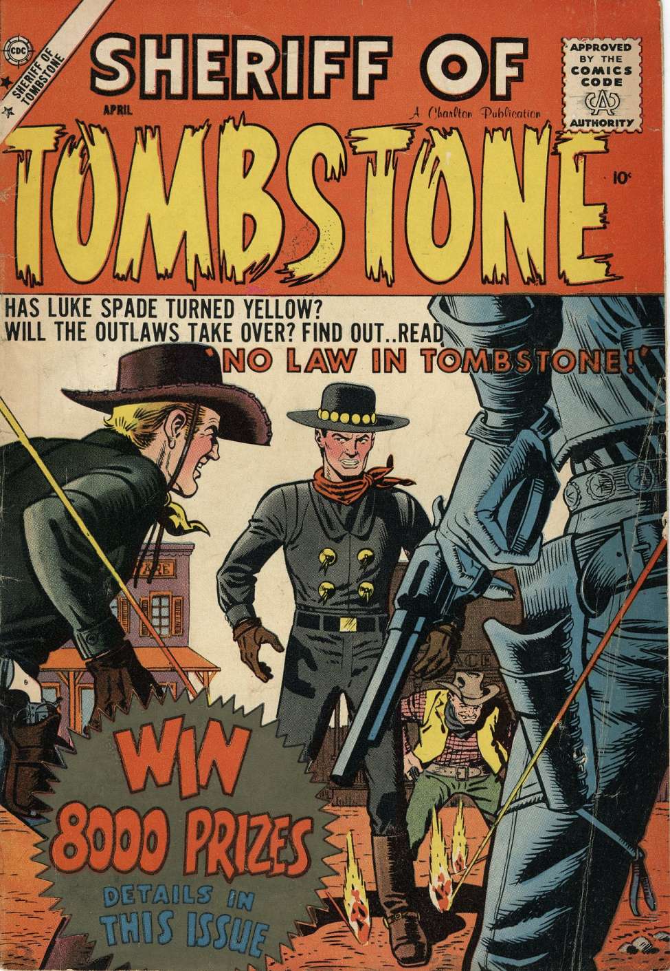 Comic Book Cover For Sheriff of Tombstone 3