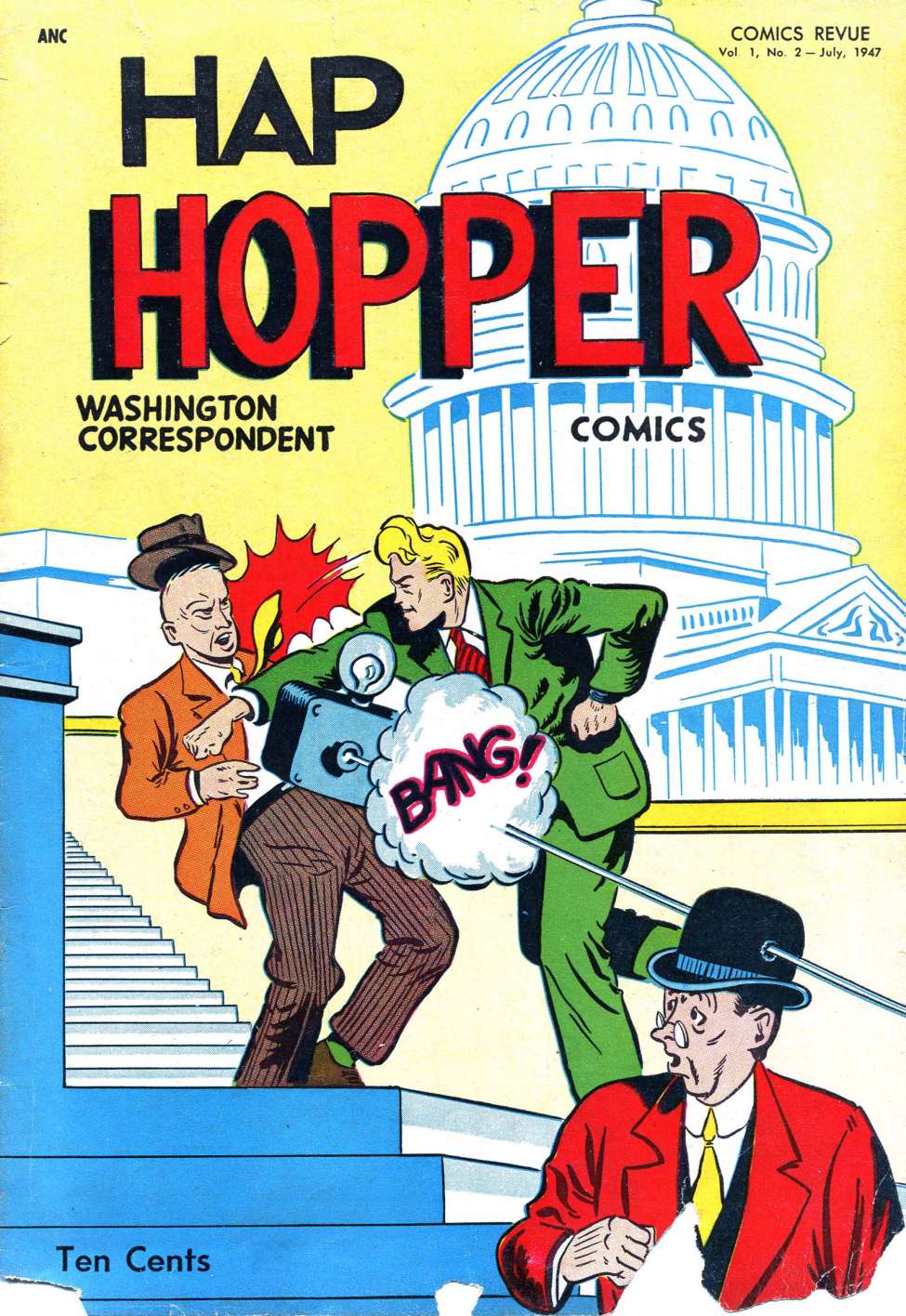 Comic Book Cover For Comics Revue 2 - Hap Hopper