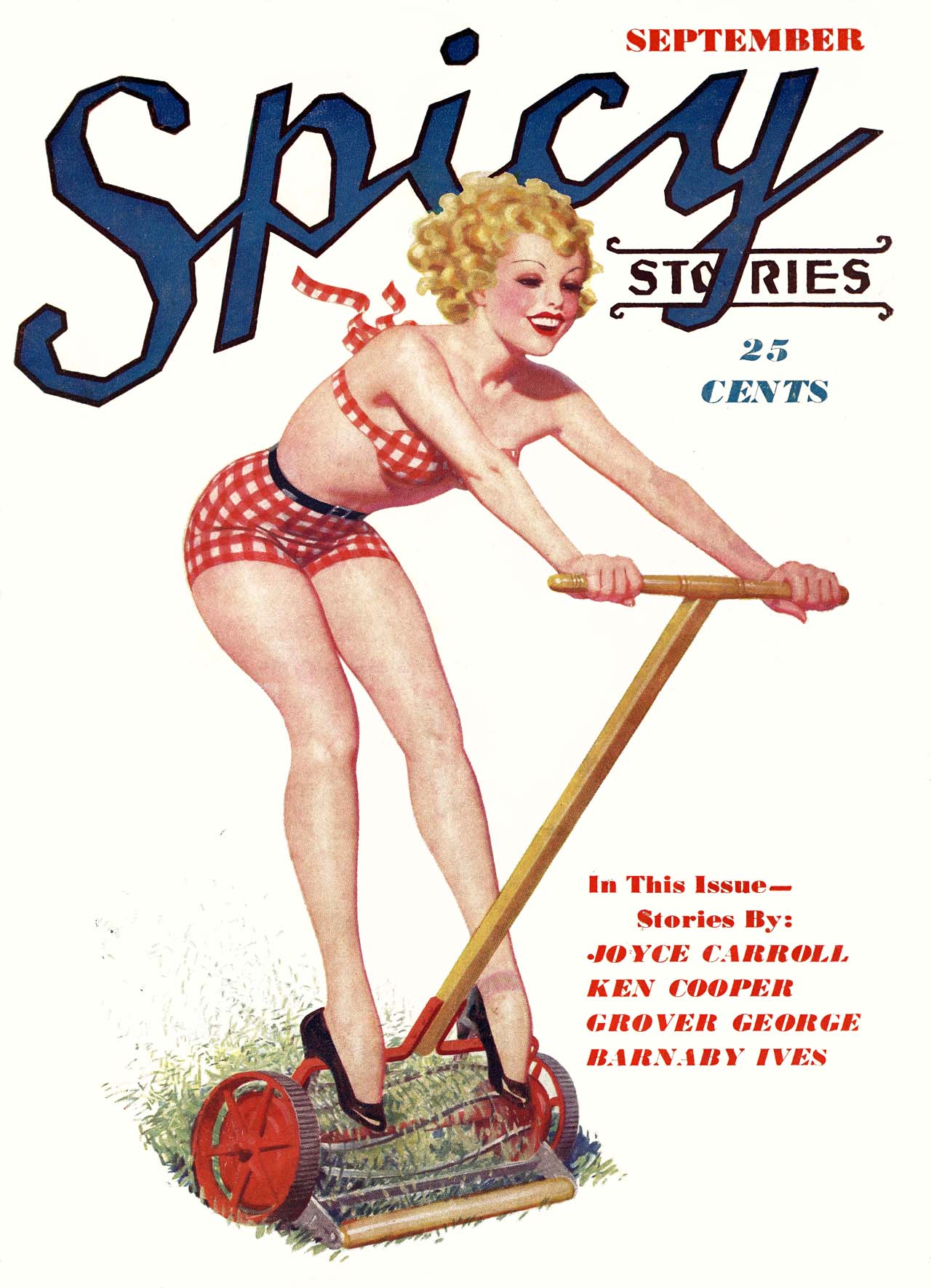Comic Book Cover For Spicy Stories v6 9