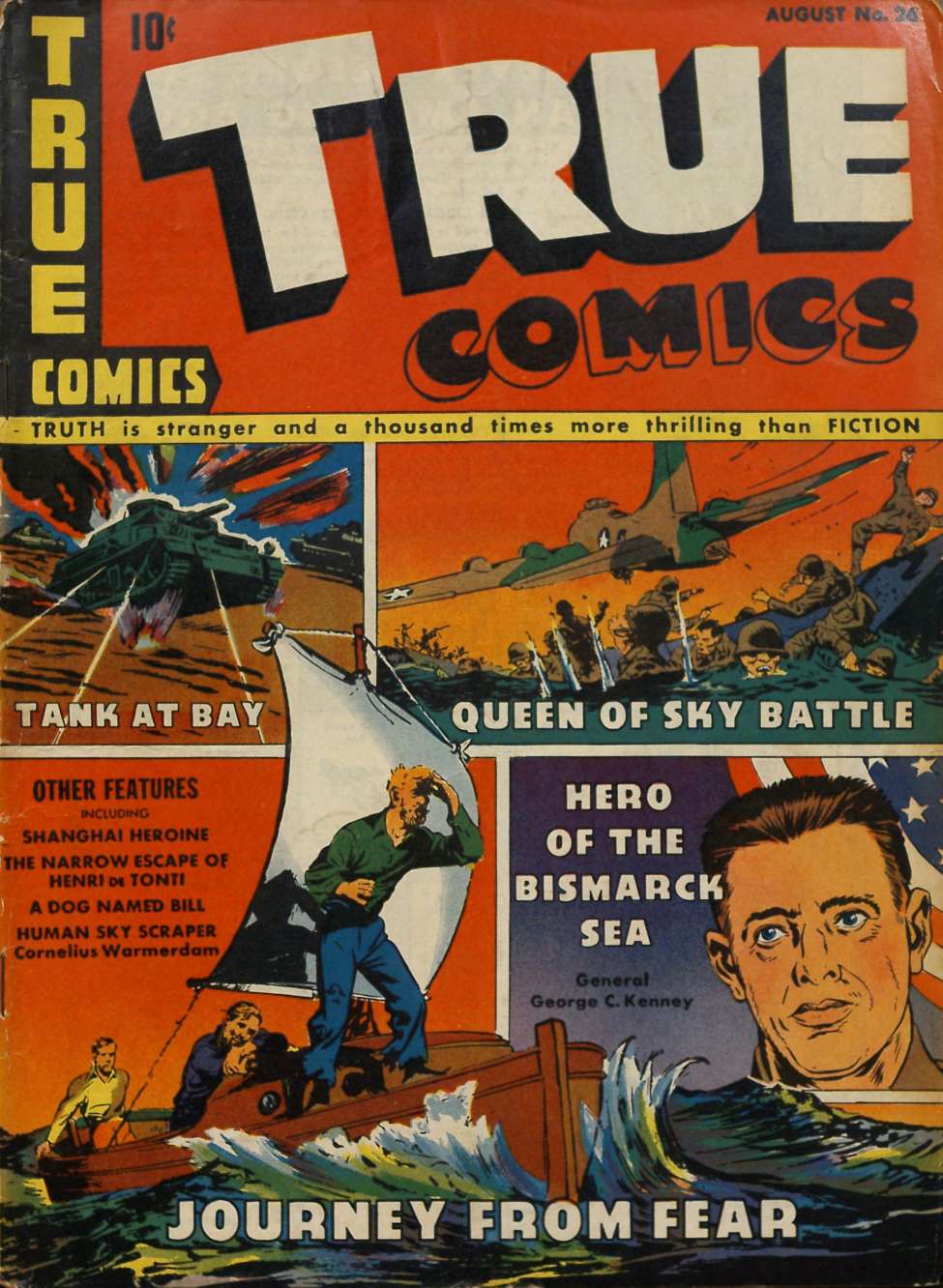 Comic Book Cover For True Comics 26
