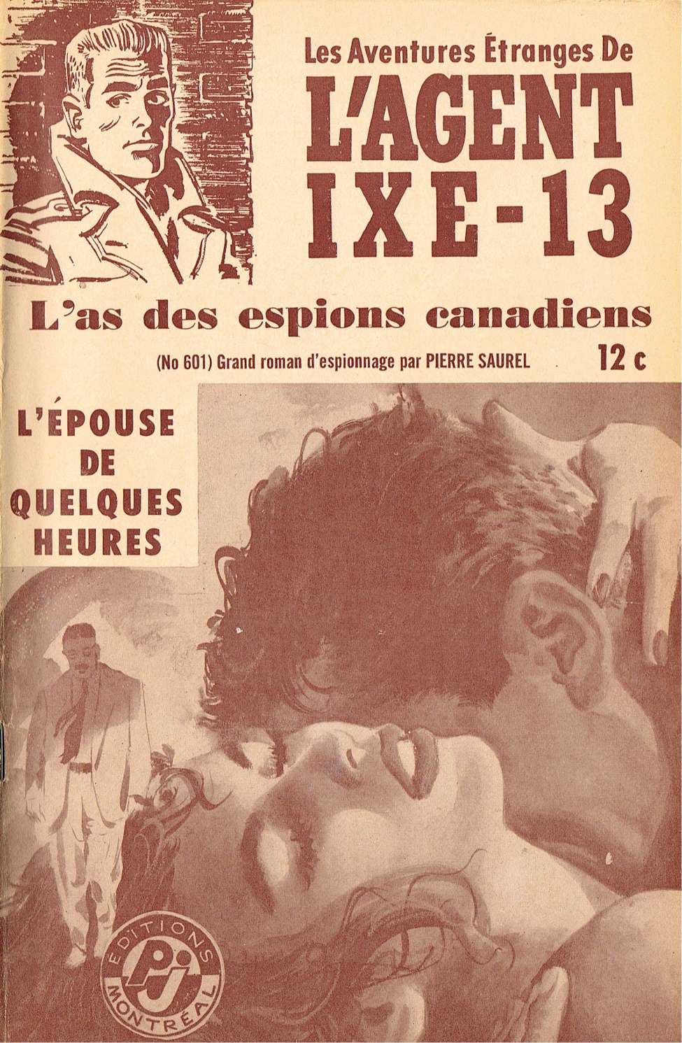 Book Cover For L'Agent IXE-13 v2 601 - L'épouse de quelques heures