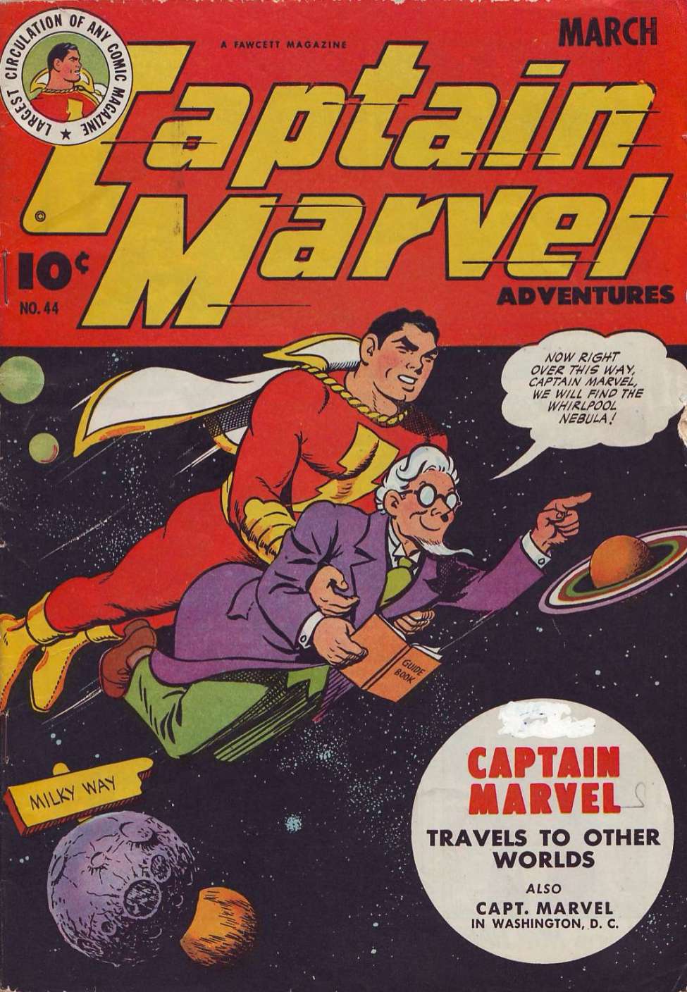Book Cover For Captain Marvel Adventures 44
