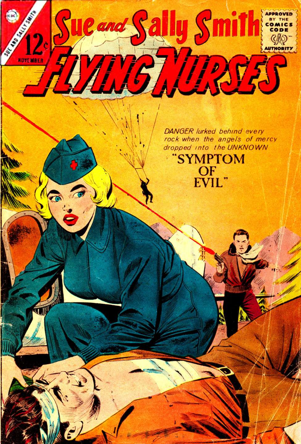 Comic Book Cover For Sue and Sally Smith, Flying Nurses 54