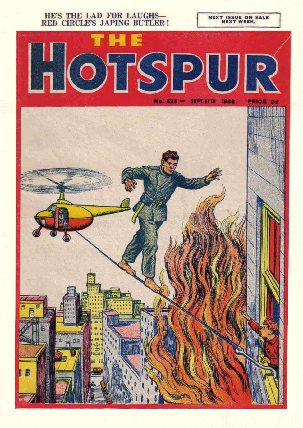Comic Book Cover For The Hotspur 625