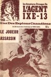 Cover For L'Agent IXE-13 v2 589 - Le joueur assassin