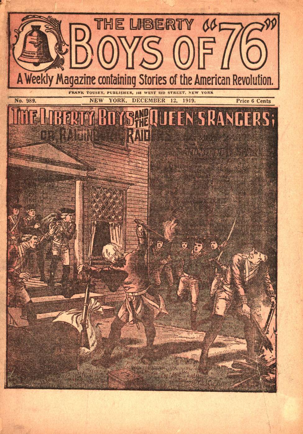 Book Cover For The Liberty Boys of 76 989 - The Liberty Boys and the Queen's Rangers