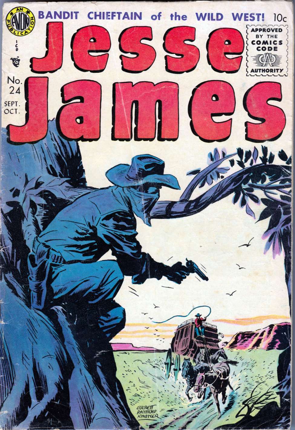Comic Book Cover For Jesse James 24