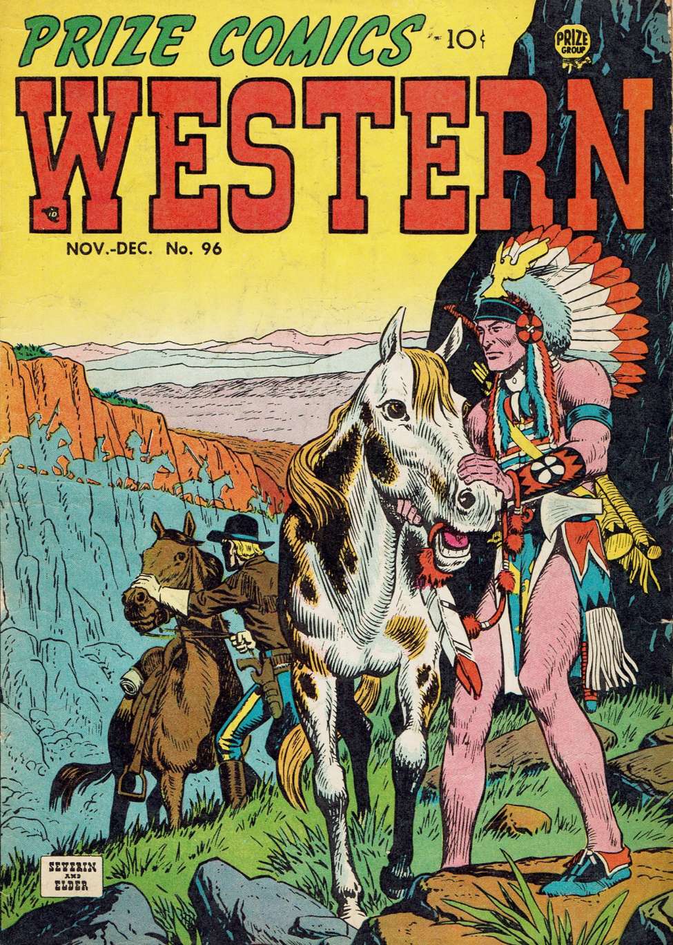Comic Book Cover For Prize Comics Western 96 (alt) - Version 2