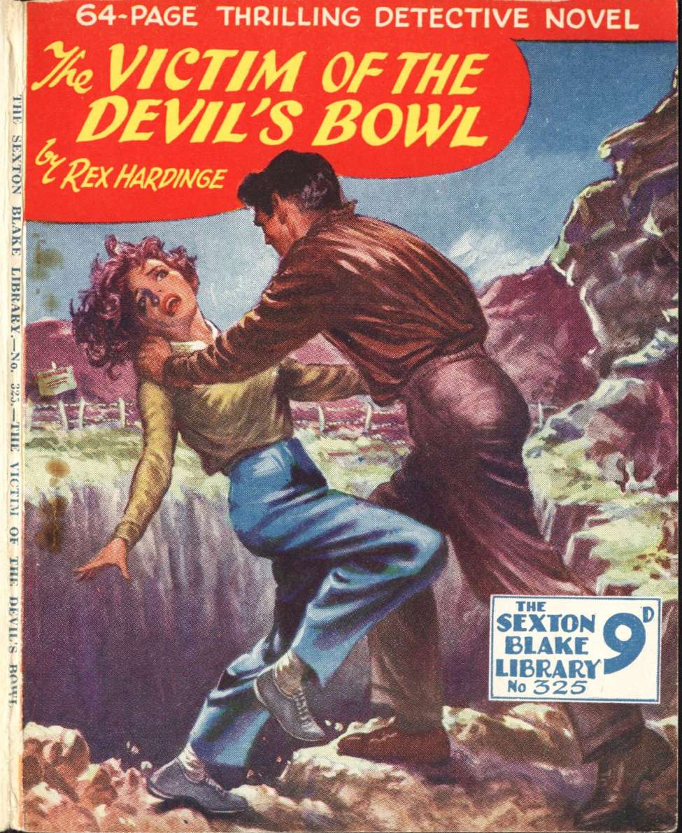 Comic Book Cover For Sexton Blake Library S3 325 - The Victim of the Devil's Bowl