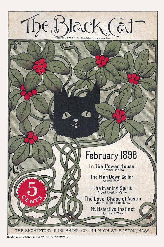 Book Cover For The Black Cat v3 5 - In the Power House - Clarence Maiko