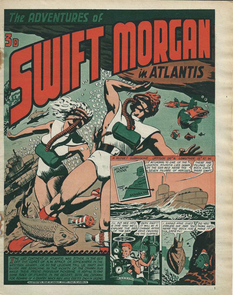 Book Cover For Swift Morgan 16 (in Atlantis)