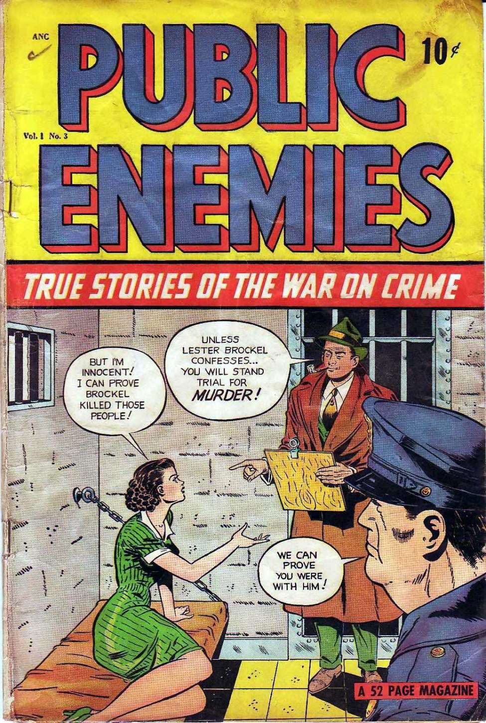Comic Book Cover For Public Enemies 3