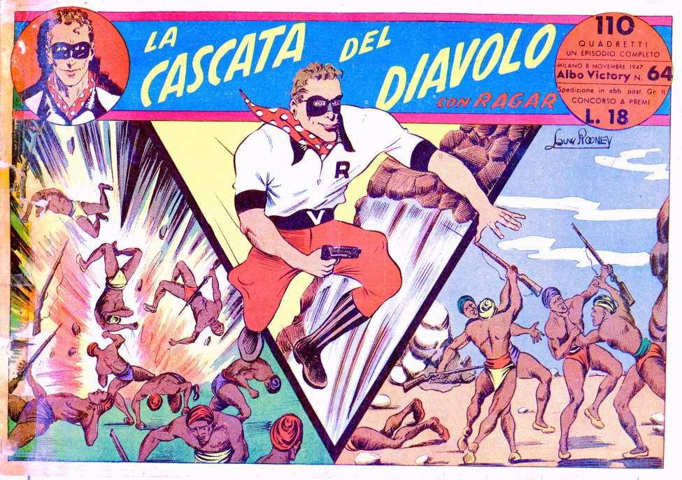 Comic Book Cover For Ragar 64 - La Cascata Del Diavolo