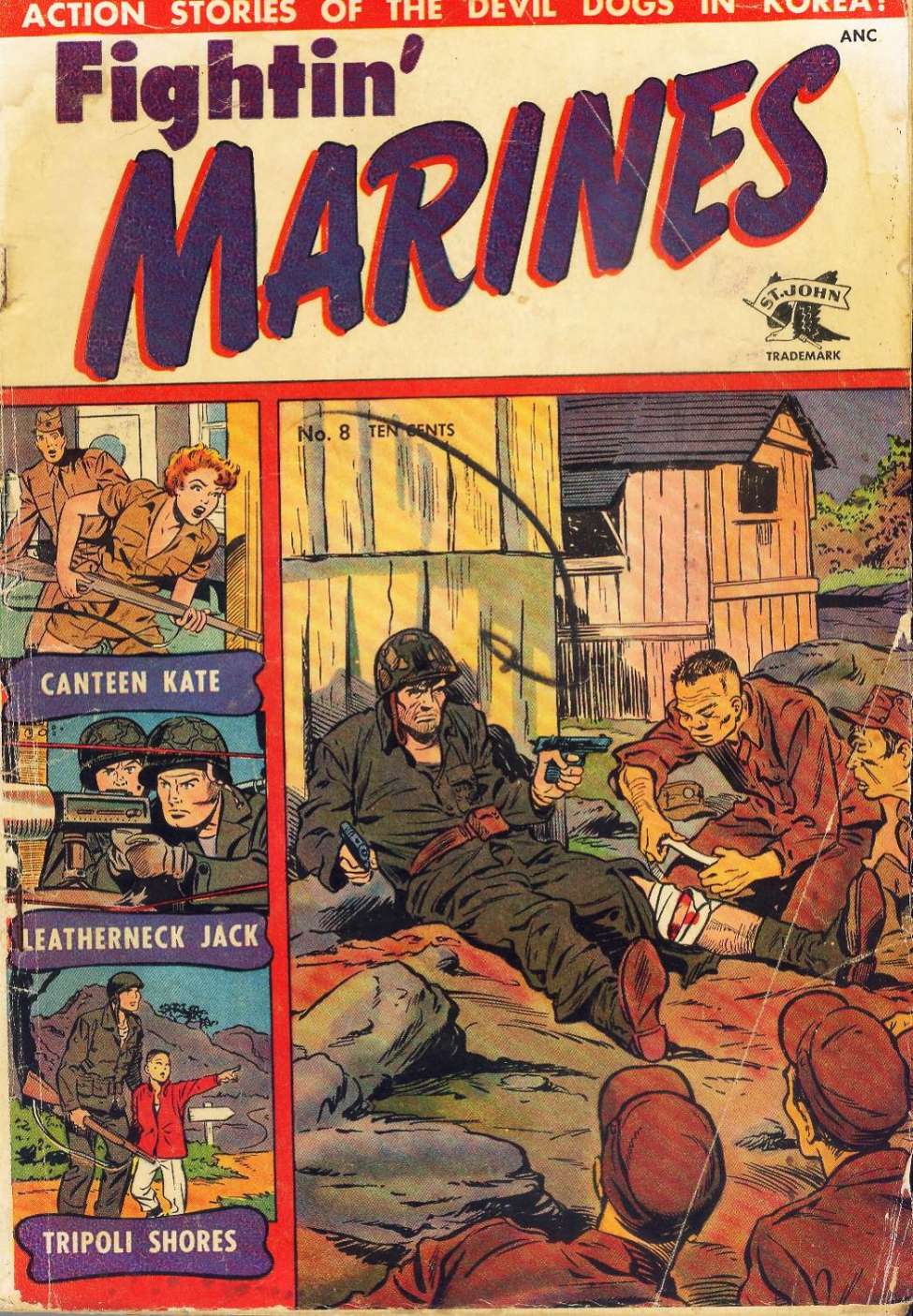 Comic Book Cover For Fightin' Marines 8