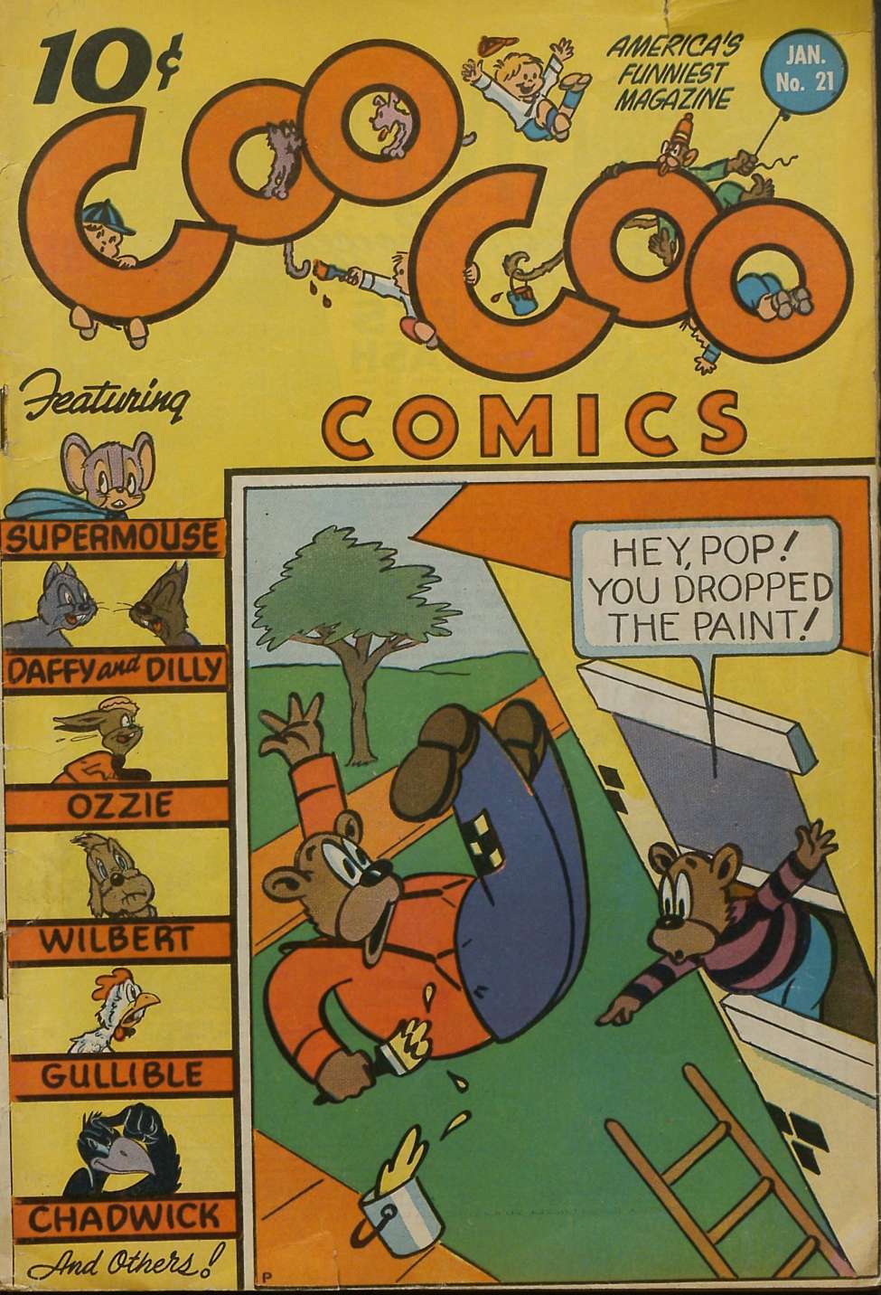 Comic Book Cover For Coo Coo Comics 21