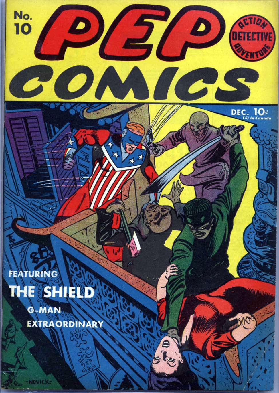 Book Cover For Pep Comics 10