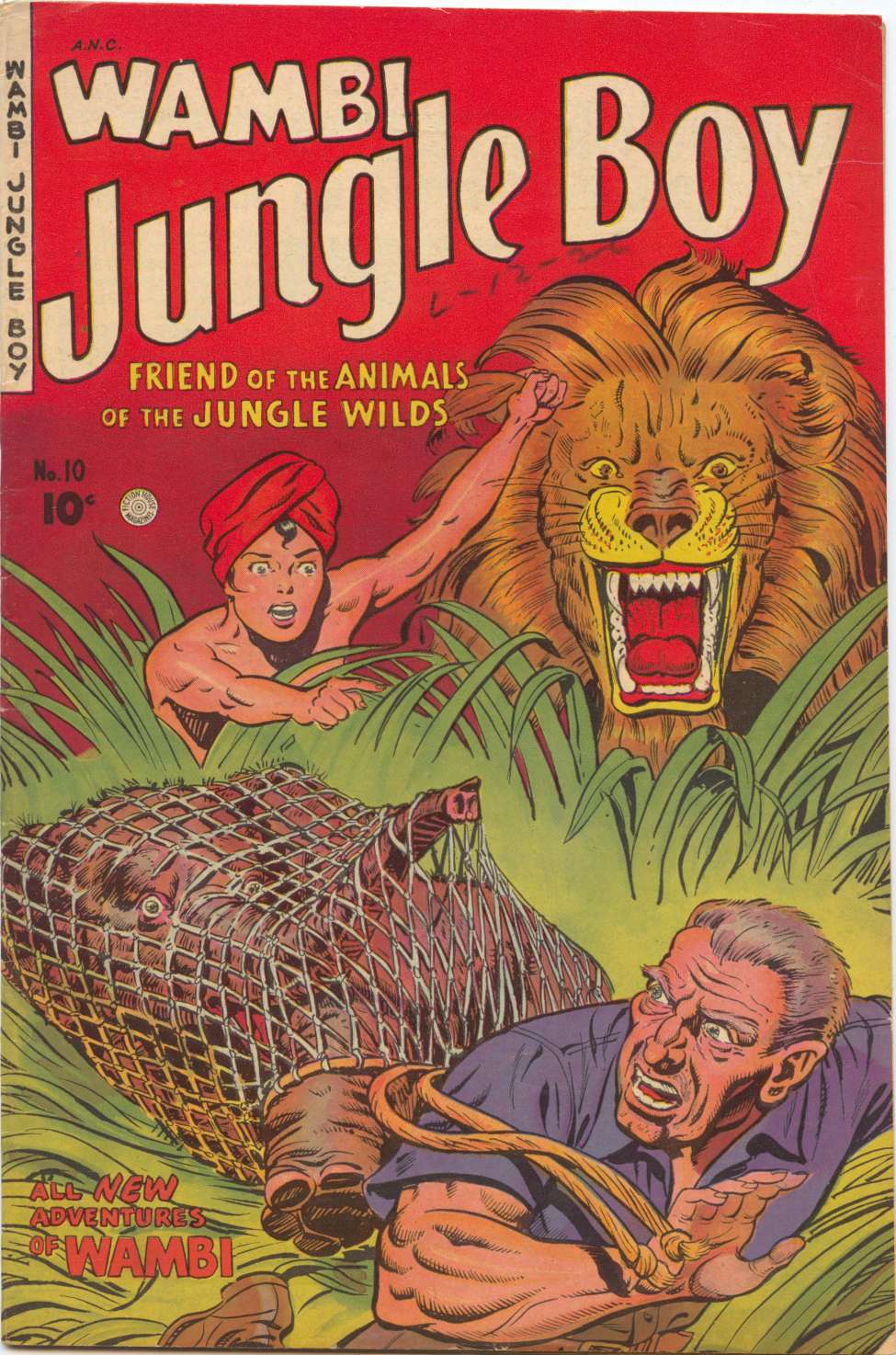 Book Cover For Wambi, Jungle Boy 10