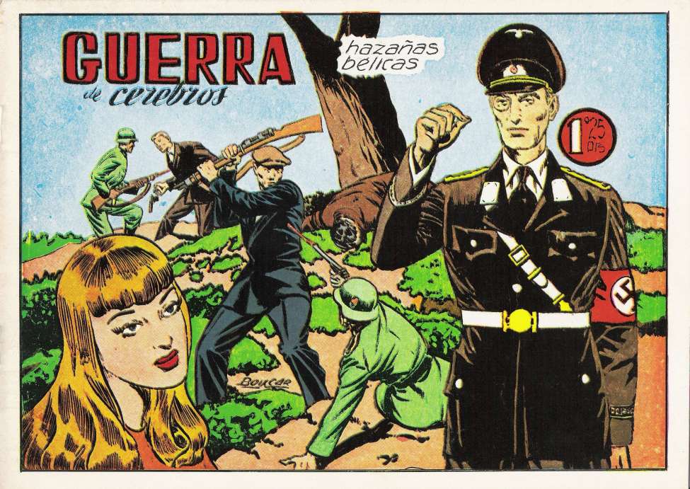 Comic Book Cover For Hazañas Belicas 9 - Guerra De Cerebros