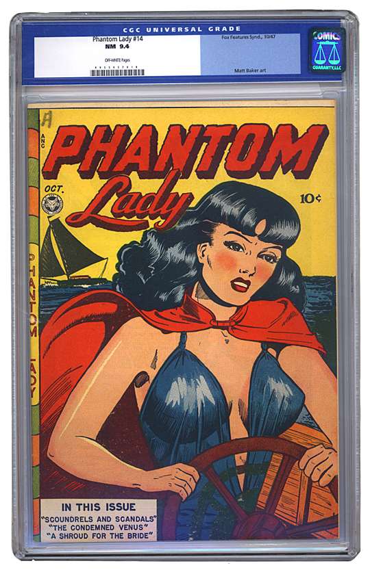Comic Book Cover For Phantom Lady 14