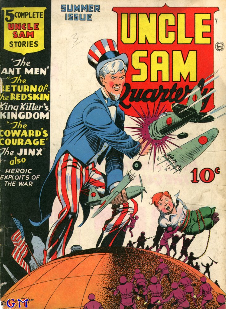 Book Cover For Uncle Sam Quarterly 3