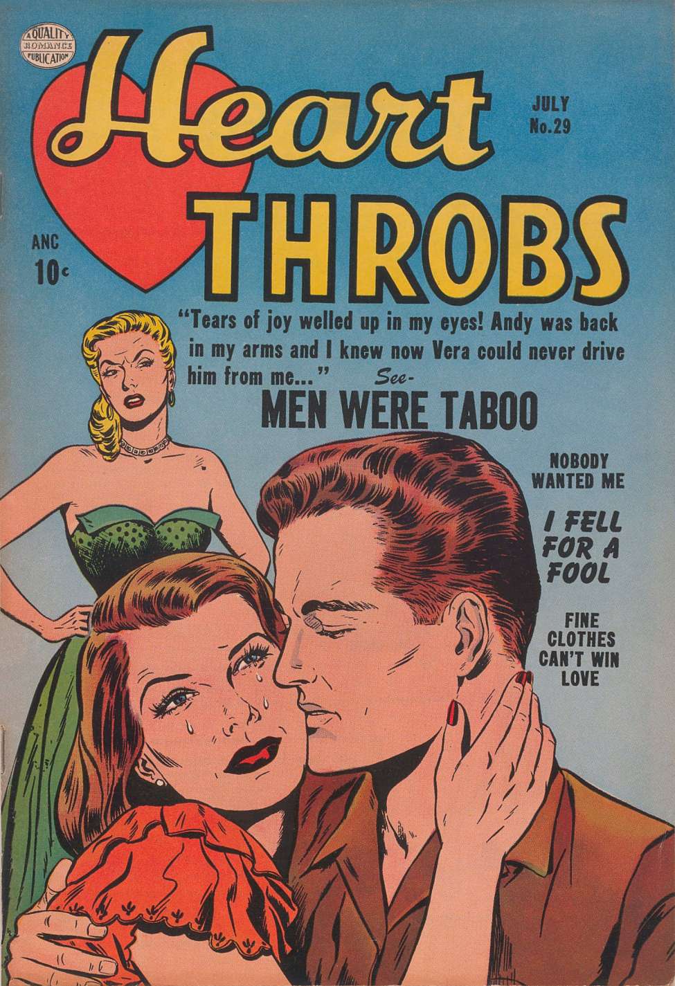 Comic Book Cover For Heart Throbs 29
