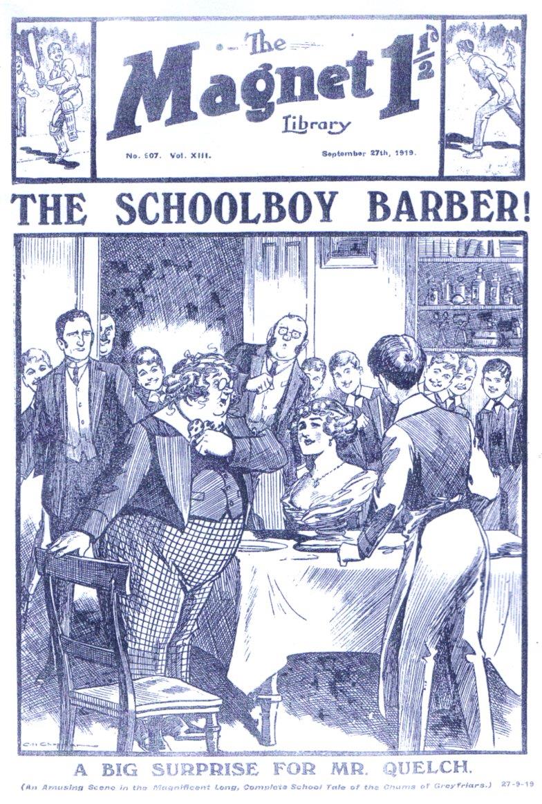Book Cover For The Magnet 607 - The Schoolboy Barber