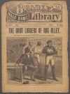 Cover For Beadle's Half Dime Library 830 - The Grim Lodgers of Rag Alley
