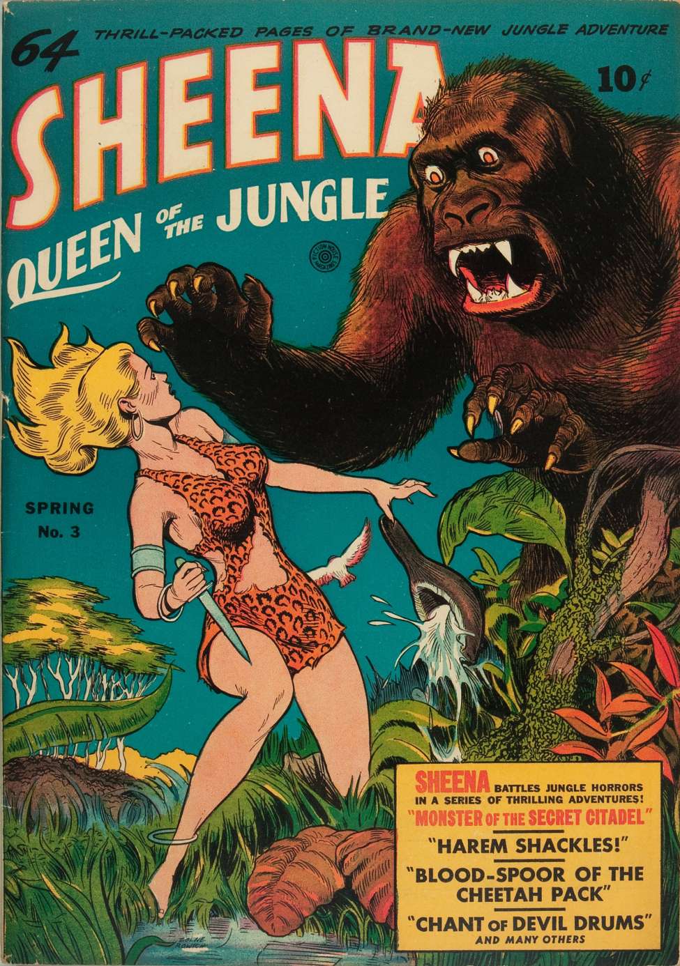 Comic Book Cover For Sheena, Queen of the Jungle 3 - Version 2