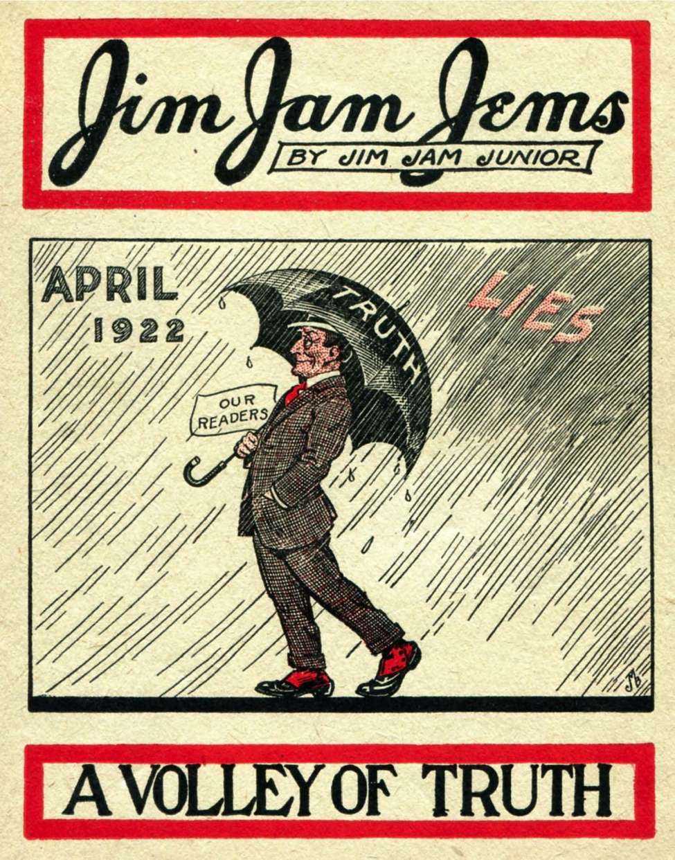 Comic Book Cover For Jim Jam Jems (1922-04)